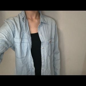 USED Denim Hollister Sweater